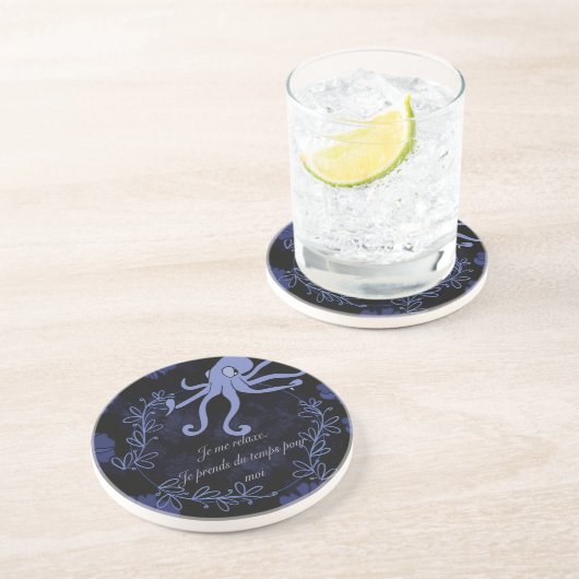 Dessous De Verre En Grès poulpe (Côté)