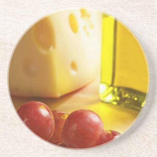 Dessous de verre en grès pour huile d'olive, froma (Devant)