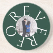 Dessous De Verre En Grès Pour toujours : Couple Photo (Devant)