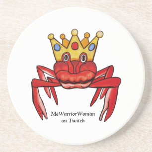Dessous De Verre En Grès Pourcentage de crabe, MeWarriorWoman sur Twitch