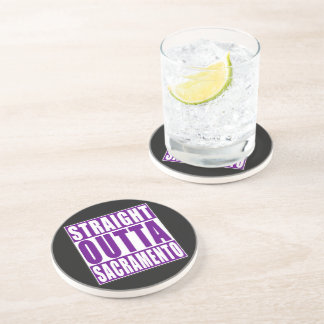 Dessous De Verre En Grès Pourpre droit d'Outta Sacramento