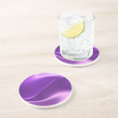 Dessous De Verre En Grès pourpre élégant (Côté)