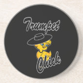 Dessous De Verre En Grès Poussette de trompette #4 (Devant)