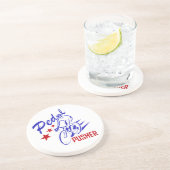 Dessous De Verre En Grès Pousseur de pédale (Côté)