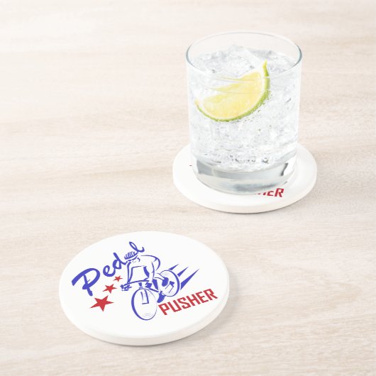 Dessous De Verre En Grès Pousseur de pédale (Côté)