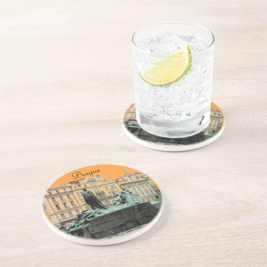 Dessous De Verre En Grès Prague (Côté)