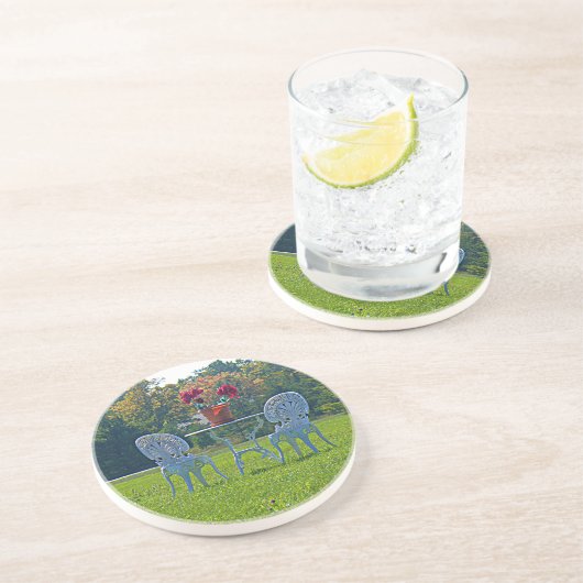 Dessous De Verre En Grès Pré d'amour (Côté)