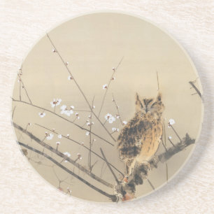 Dessous De Verre En Grès Premières fleurs de prunier par Nishimura Goun, Hi
