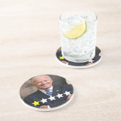 Dessous De Verre En Grès Président Joe Biden Approbation (Côté)