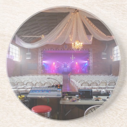 Dessous De Verre En Grès Prêt pour un concert (Devant)