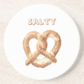 Dessous De Verre En Grès Pretzel salé (Devant)