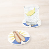 Dessous De Verre En Grès prier émoji (Côté)