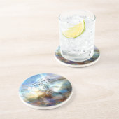 Dessous De Verre En Grès Prière De Sérénité Avec Art Motivationnel Inspiran (Côté)