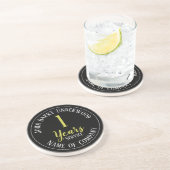 Dessous De Verre En Grès Prime de personnel de service de 1 an (Côté)