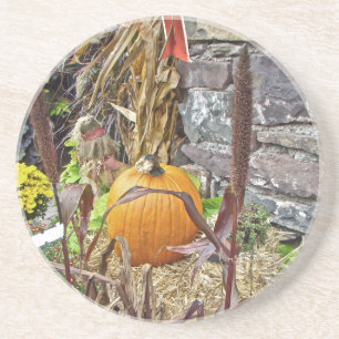 Dessous De Verre En Grès Prime de récolte d'automne