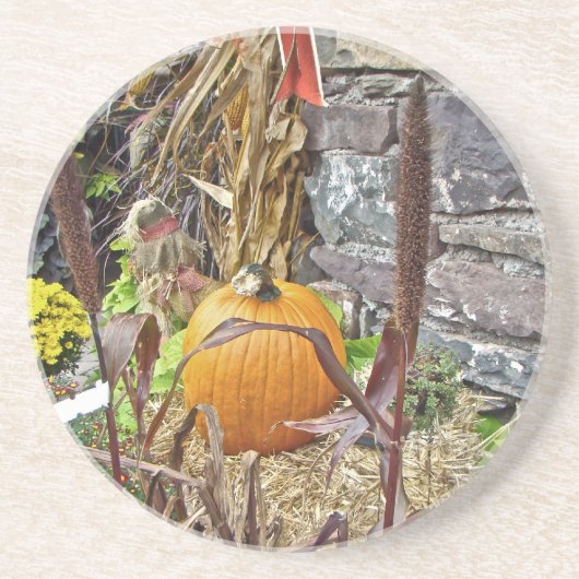 Dessous De Verre En Grès Prime de récolte d'automne (Devant)