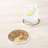 Dessous De Verre En Grès Primevère (Côté)