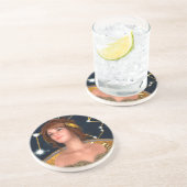 Dessous De Verre En Grès Princesse de conte de fées (Côté)