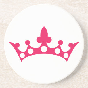 Dessous De Verre En Grès Princesse Rose Tiara