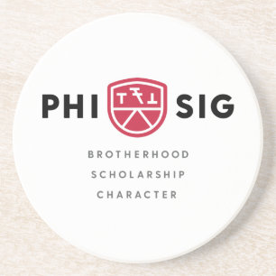 Dessous De Verre En Grès Principes Phi Sigma Kappa