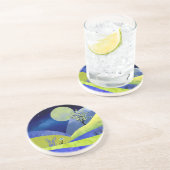 Dessous De Verre En Grès Printemps (Côté)