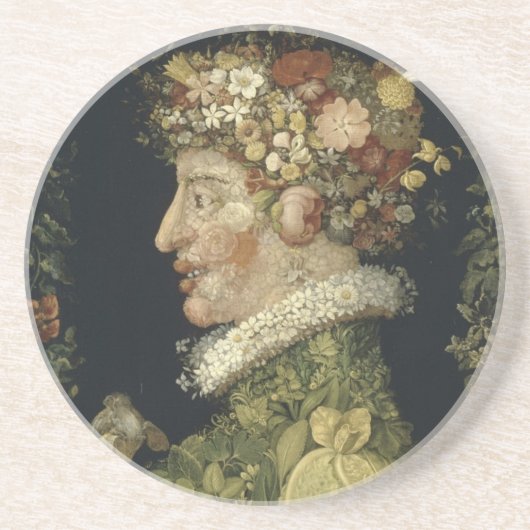 Dessous De Verre En Grès Printemps (Devant)