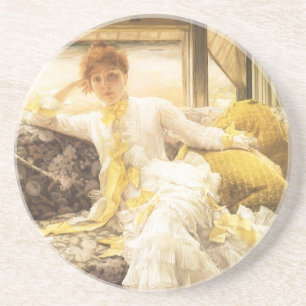 Dessous De Verre En Grès Printemps (Bord de mer) de James Tissot, Portrait
