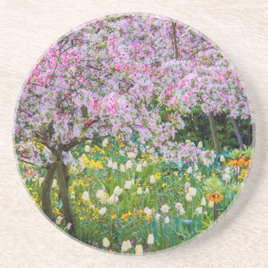 Dessous De Verre En Grès Printemps dans le jardin de Claude Monet (Devant)