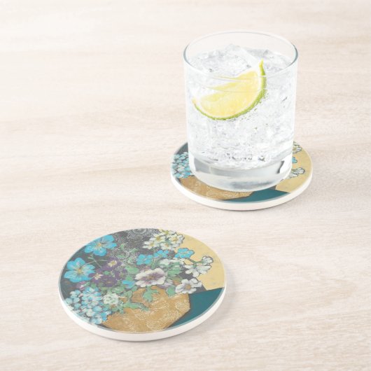 Dessous De Verre En Grès Printemps riche I (Côté)