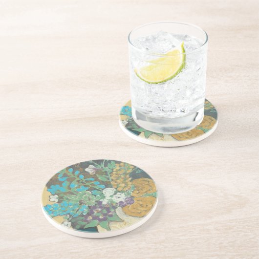 Dessous De Verre En Grès Printemps riche II (Côté)