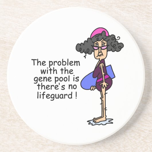 Dessous De Verre En Grès Problème avec le pool de gènes (Devant)