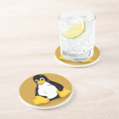 Dessous De Verre En Grès Produits de Linux Tux (Côté)