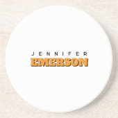 Dessous De Verre En Grès Professional minimalist modern plain  (Devant)