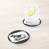 Dessous De Verre En Grès Profil de berger (Côté)
