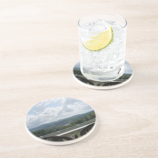 Dessous De Verre En Grès Profitez de la vue ! (Côté)