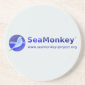Dessous De Verre En Grès Projet de SeaMonkey - logo vertical (Devant)