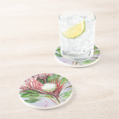 Dessous De Verre En Grès Protéas (Côté)