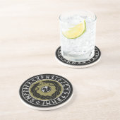 Dessous De Verre En Grès Protection de Rune Viking Dragon (Côté)