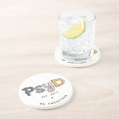 Dessous De Verre En Grès Psychologue PsyD sur mesure (Côté)