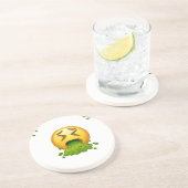 Dessous De Verre En Grès puking émoji (Côté)