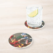 Dessous De Verre En Grès Punch et Judy (Côté)