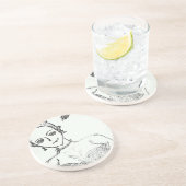 Dessous De Verre En Grès punk girl (Côté)