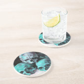 Dessous De Verre En Grès Pyramide des crânes après Cézanne (Côté)