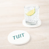 Dessous De Verre En Grès Quand I "se répandent lui " (Côté)