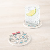 Dessous De Verre En Grès Quarantine 2020 Activités commémoratives (Côté)