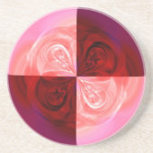Dessous De Verre En Grès Quartier rose (Devant)