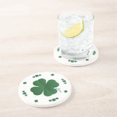 Dessous De Verre En Grès Quatre Cloches De Feuille (Côté)