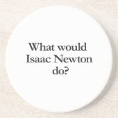 Dessous De Verre En Grès que ferait isaac newton (Devant)