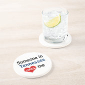 Dessous De Verre En Grès Quelqu'un au Tennessee m'aime (Côté)