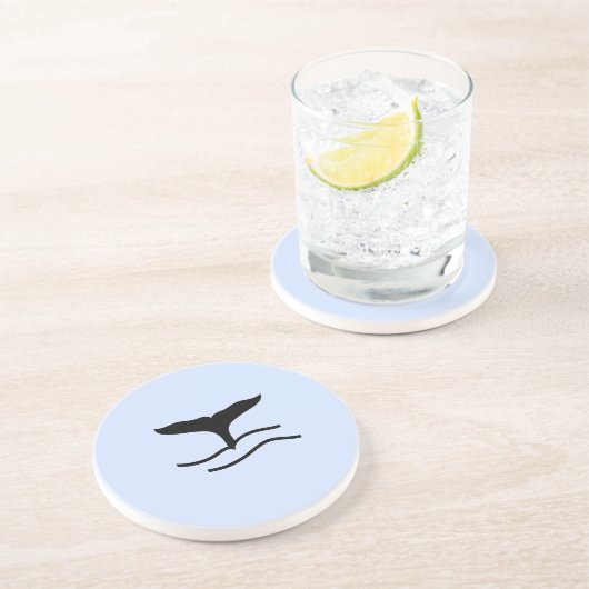 Dessous De Verre En Grès Queue de baleine (Côté)